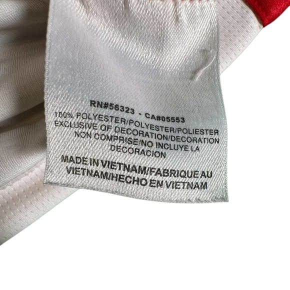 Nike Team Dri-FIT Lancers #22 Basketball Jersey White Red Medium M 392905-109 - Picture 6 of 12